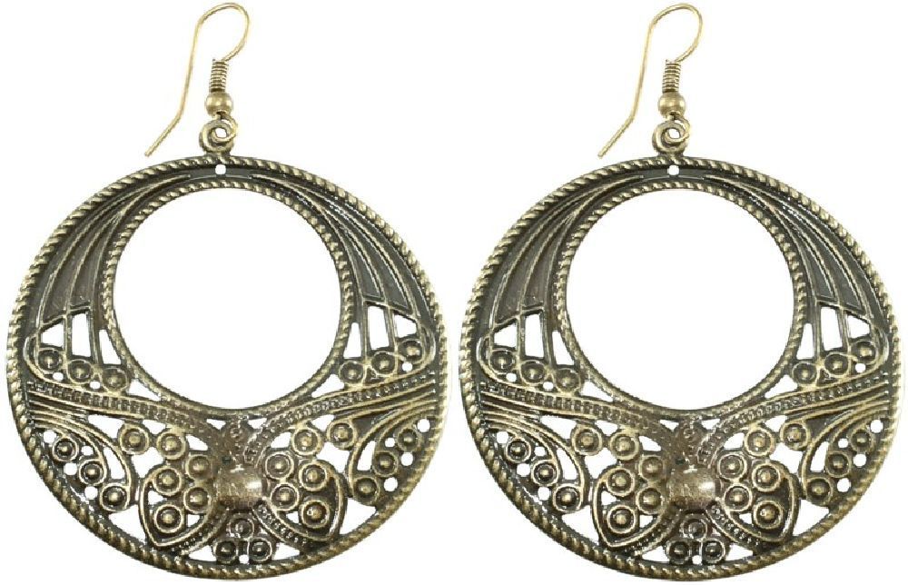 Ohrringpaar, Metallschmuck - alternative Mode & Schmuck