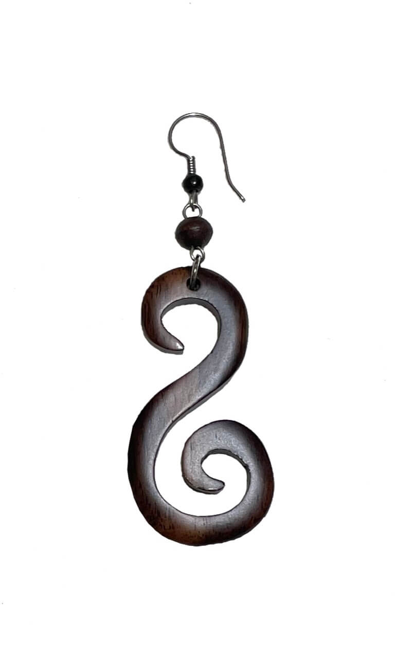 Holz Ohrringe Ohrhänger Ohrringe Natur Schmuck