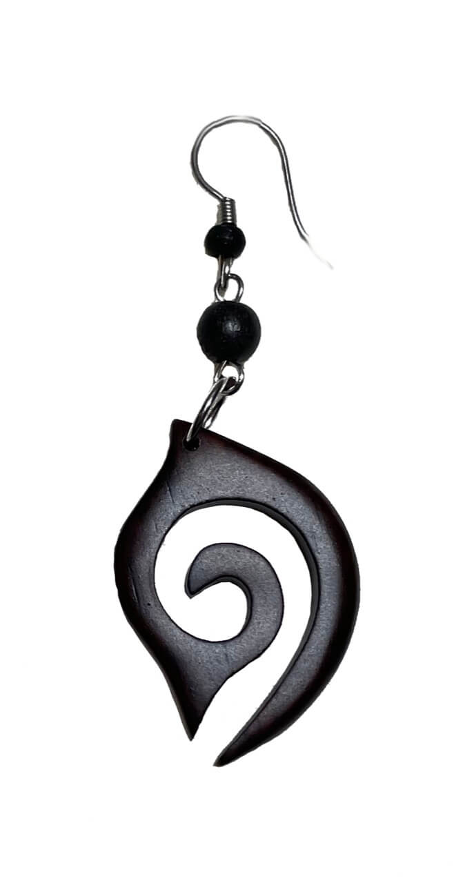 Holz Ohrringe Ohrhänger Ohrringe Natur Schmuck