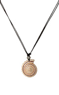 Kette Sonnenuhrschnecke Natur Schmuck