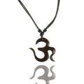 Om-Symbol Holz Kette Holz Goa-Schmuck