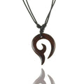 Tribal Holz Kette Natur-Schmuck