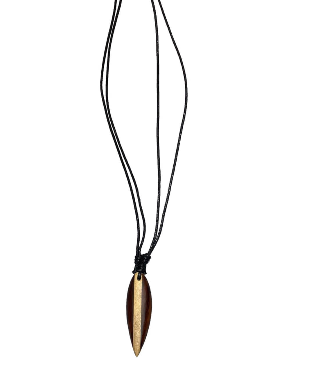 Surfboard Holz Kette Natur-Schmuck
