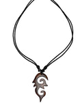 Kette aus Holz Tribal Handgefertigter Tribal-Anhänger,