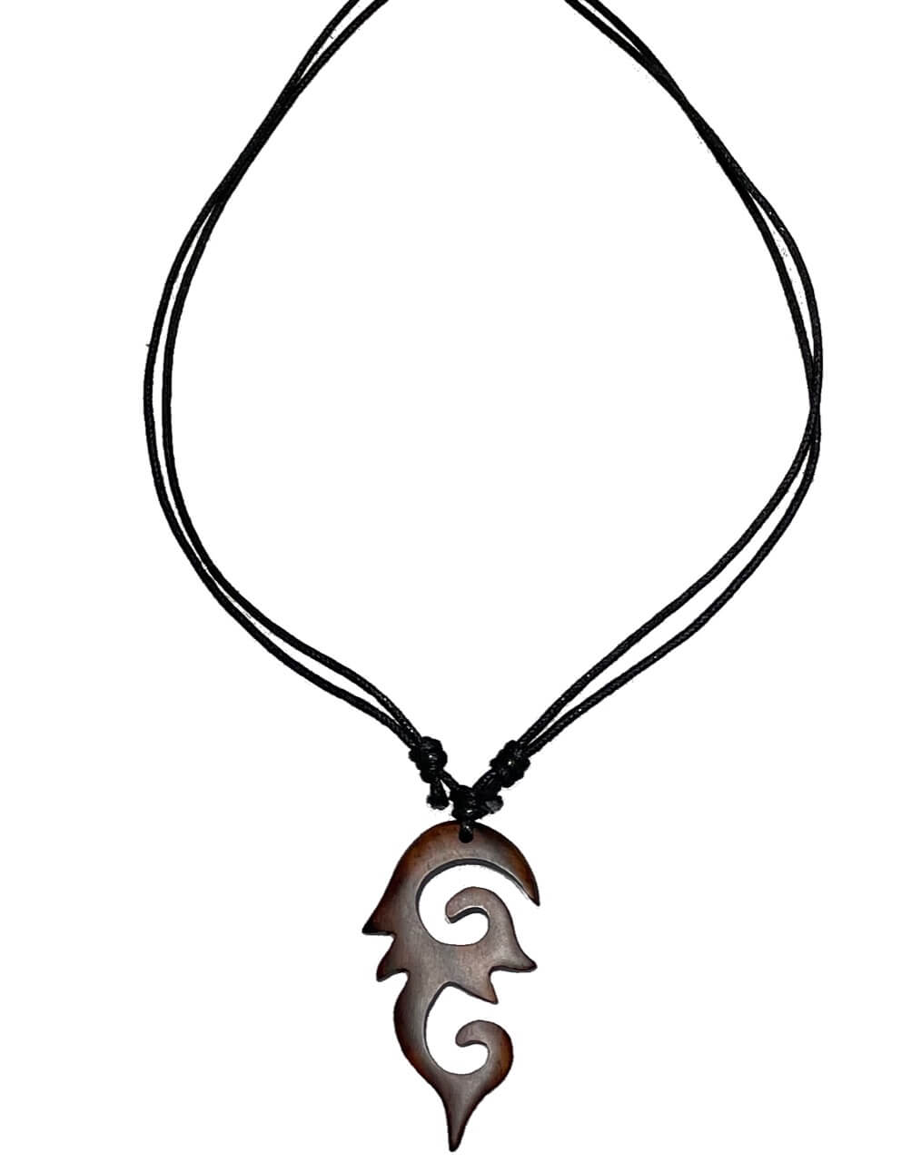 Kette aus Holz Tribal Handgefertigter Tribal-Anhänger,