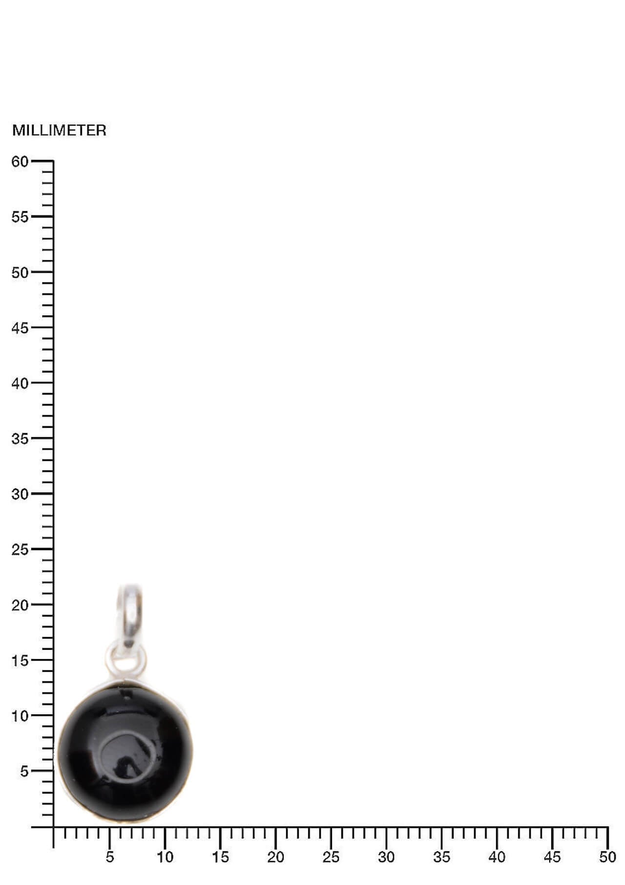 Onyx Anhänger Rund Edelstein Schmuck