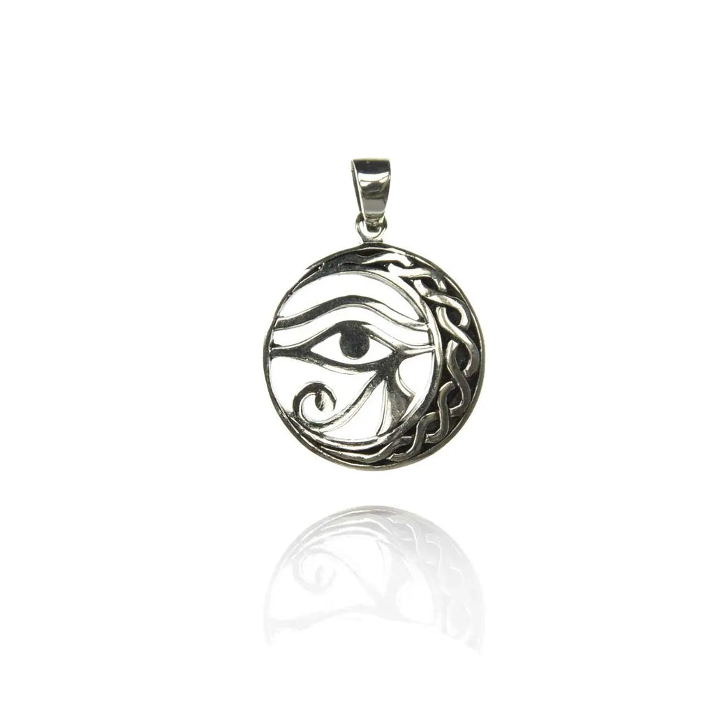 Horus-Auge Bedeutung 925-Silber Kettenanhänger