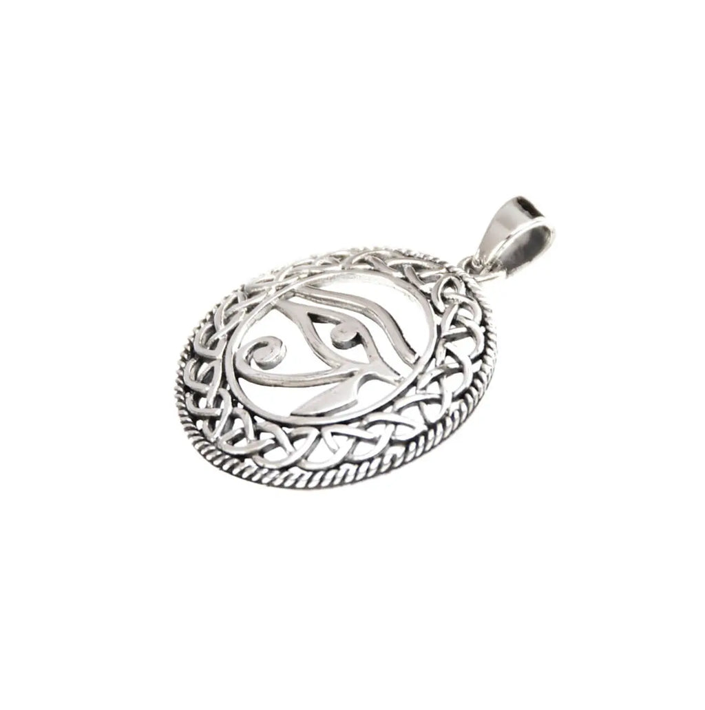 Horus-Auge Bedeutung 925-Silber Kettenanhänger