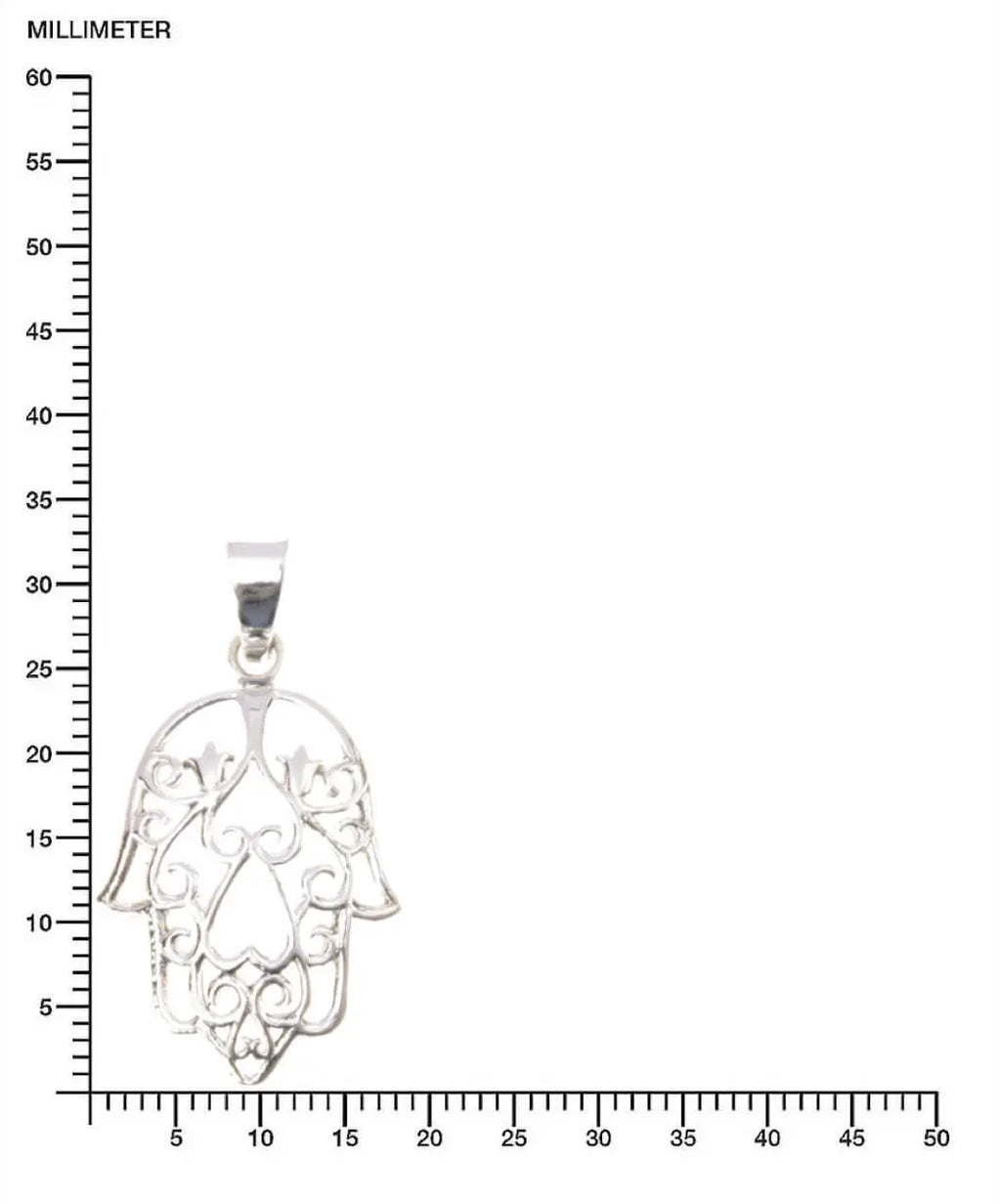 Hand der Fatima Anhänger 925 Silber