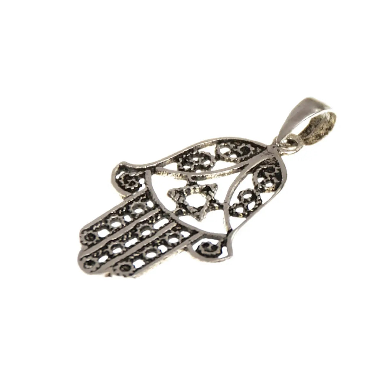 Hand der Fatima Anhänger 925 Silber