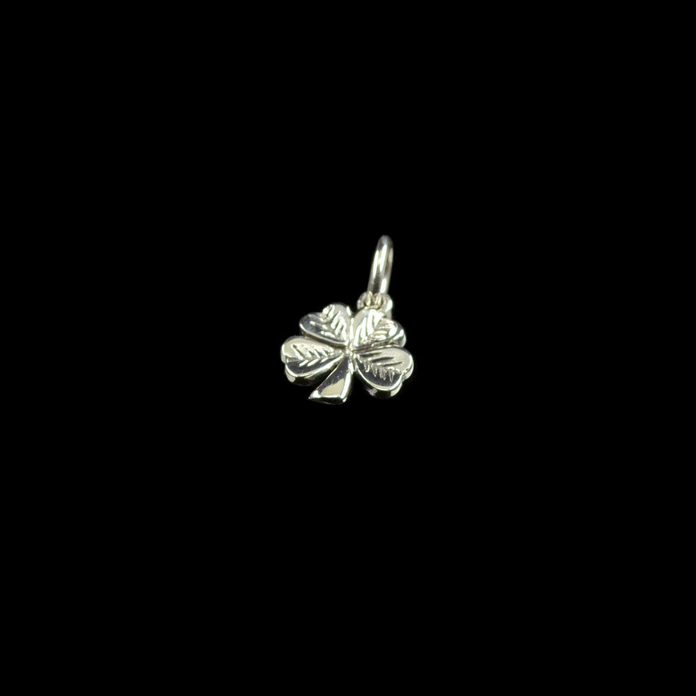 Kleeblatt Silberanhänger Glücksbringer Schmuck