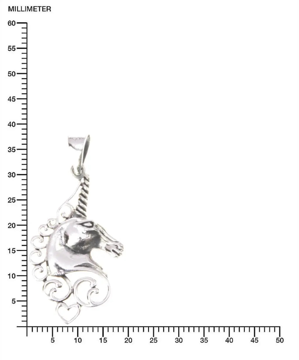 Einhorn Kette Silber