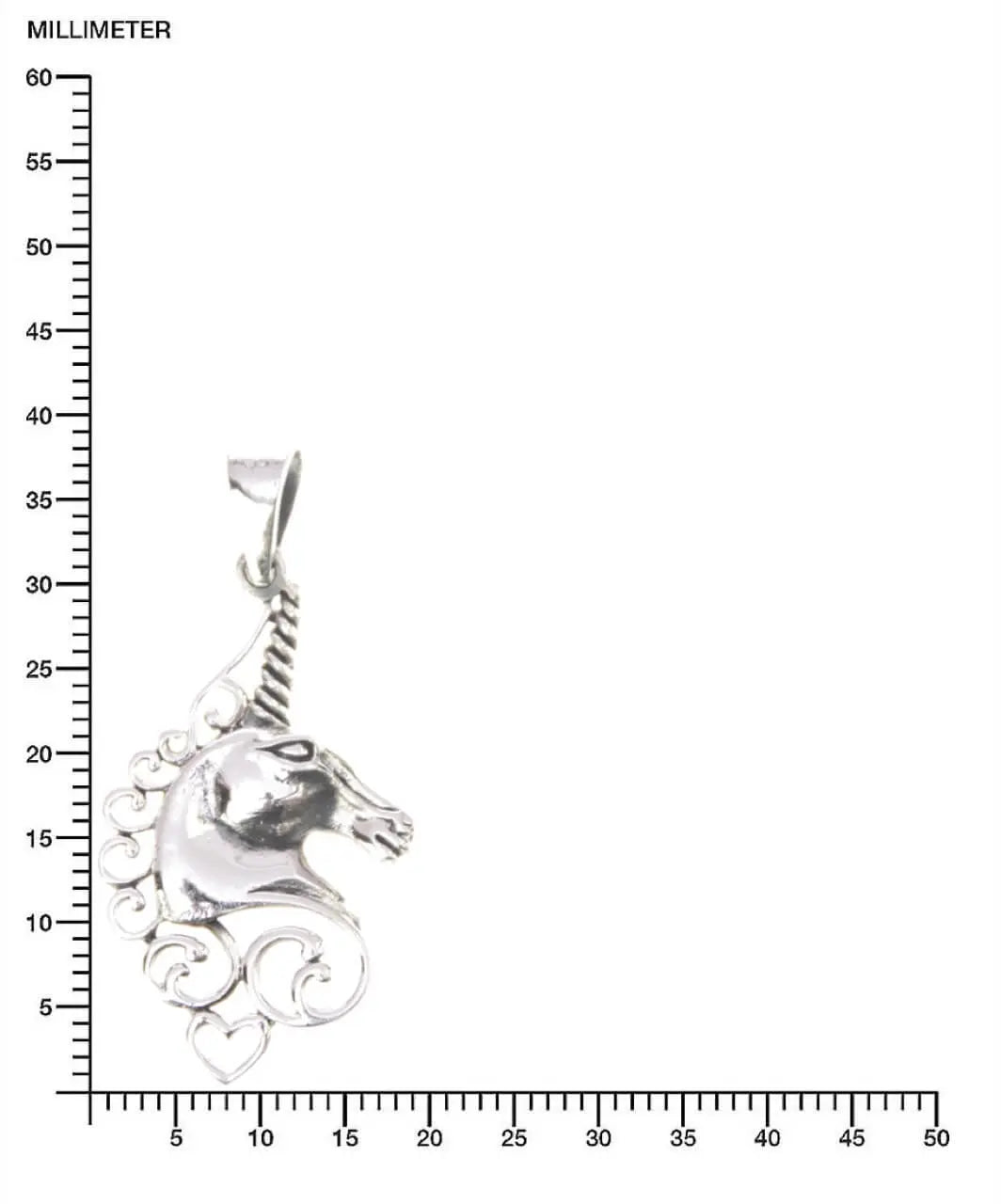 Einhorn Kette Silber