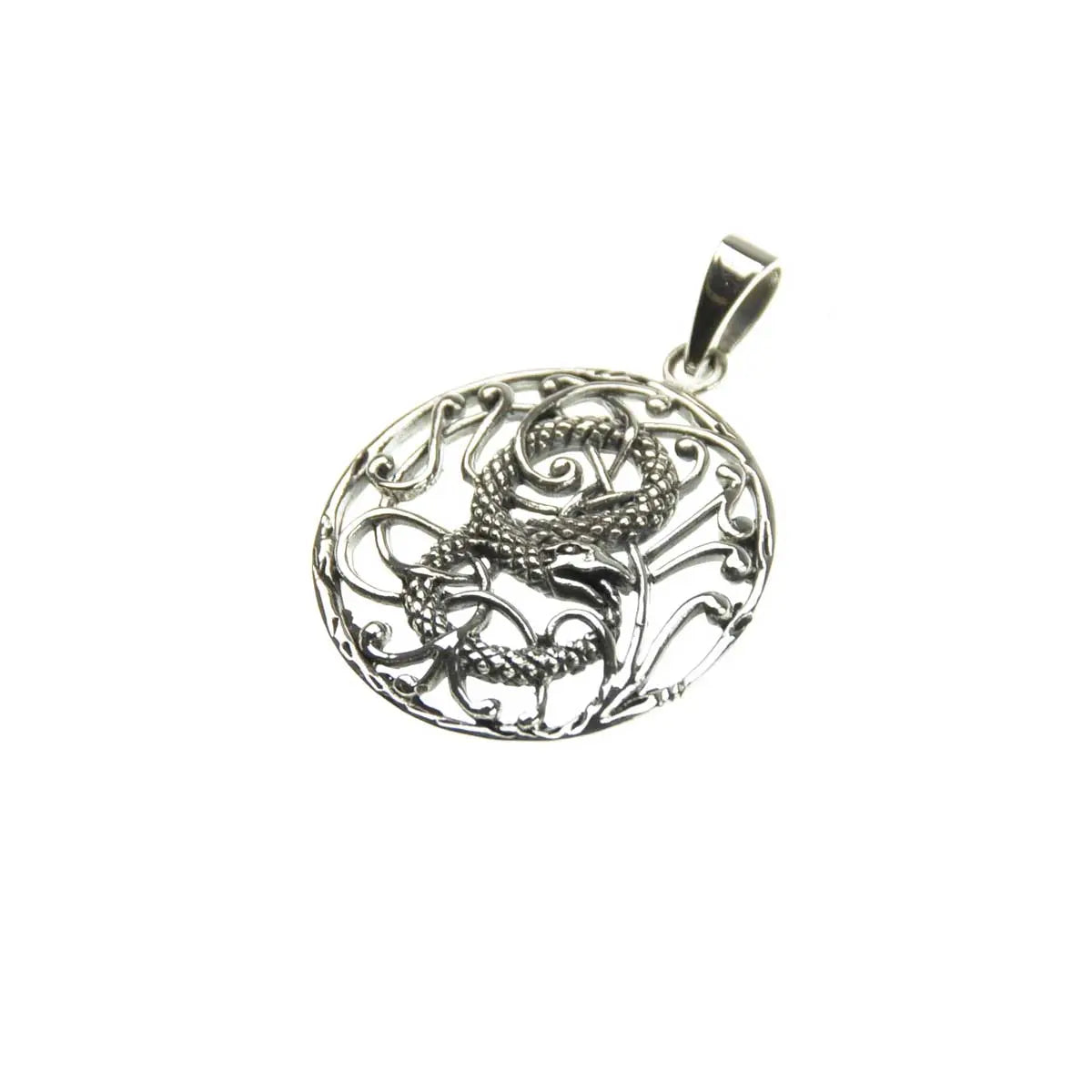 Schlange Kette Silberanhänger Schmuck