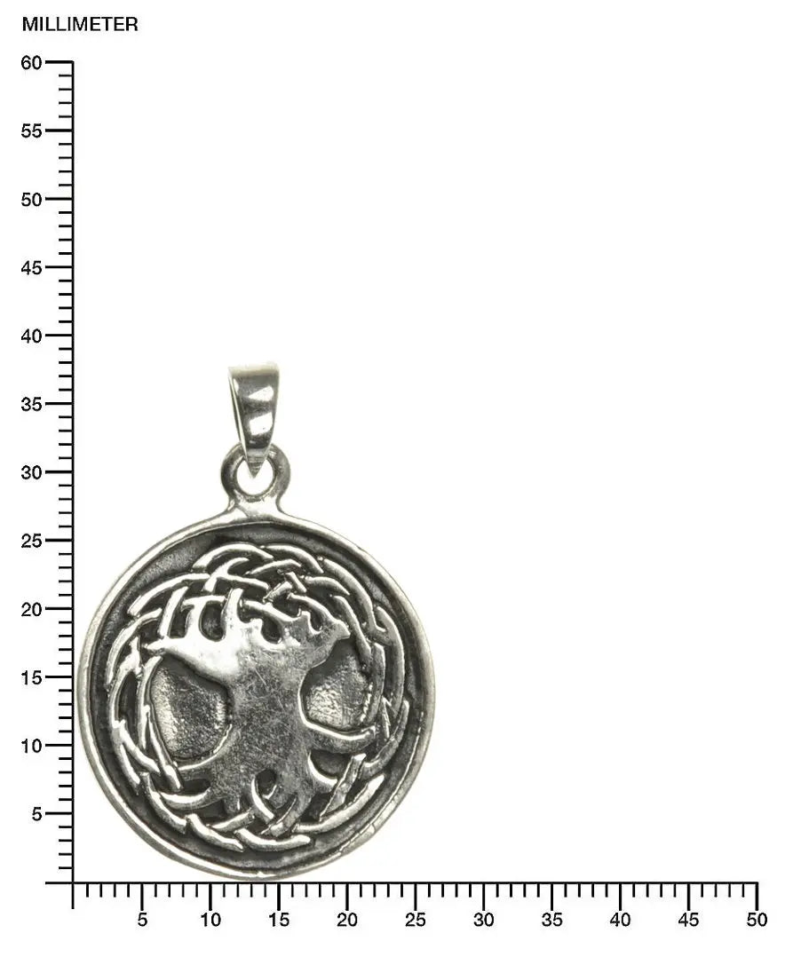 Yggdrasil Silberanhänger Lebensbaum Schmuck