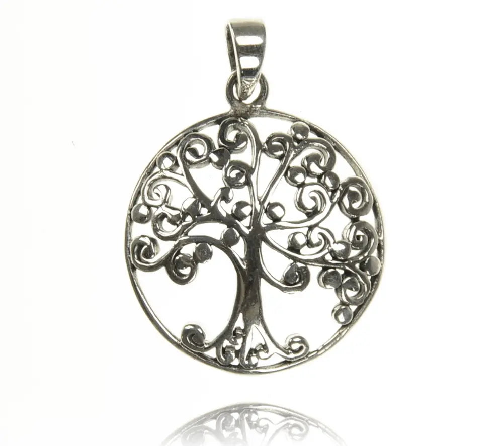 Baum Silber Anhänger Lebensbaum Schmuck
