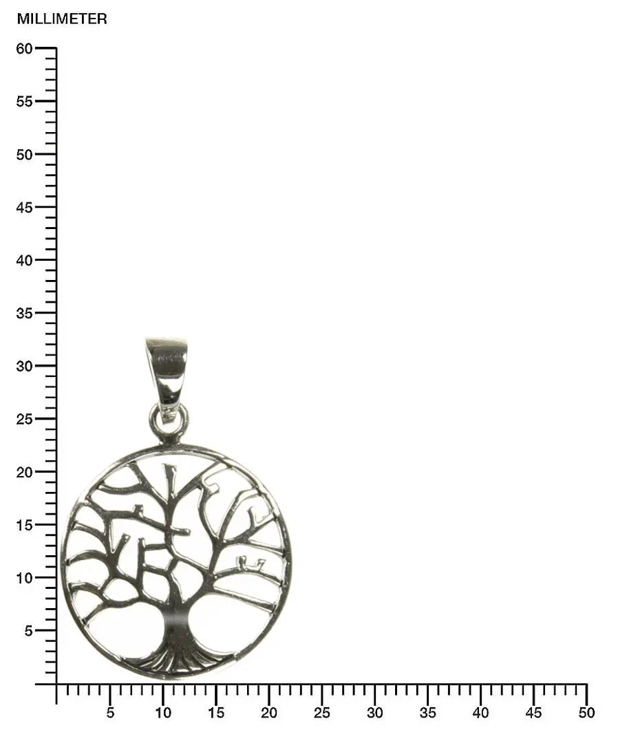 Baum Silberanhänger Lebensbaum Schmuck