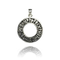 Futhark Kettenanhänger Silber Wikinger Edda