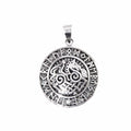 Futhark Kettenanhänger Silber Wikinger Edda
