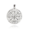 Rune der Unwiderstehlichkeit Wikinger Sillberanhänger Vegvisir Schmuck
