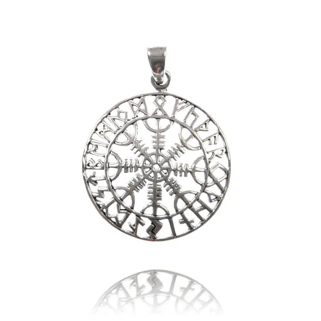 Futhark Kettenanhänger Silber Wikinger Edda