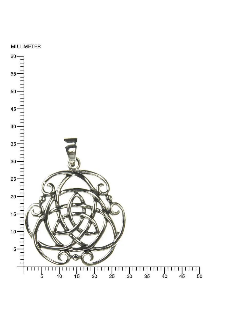 Keltischer Knoten Silber-Kettenanhänger Schmuck