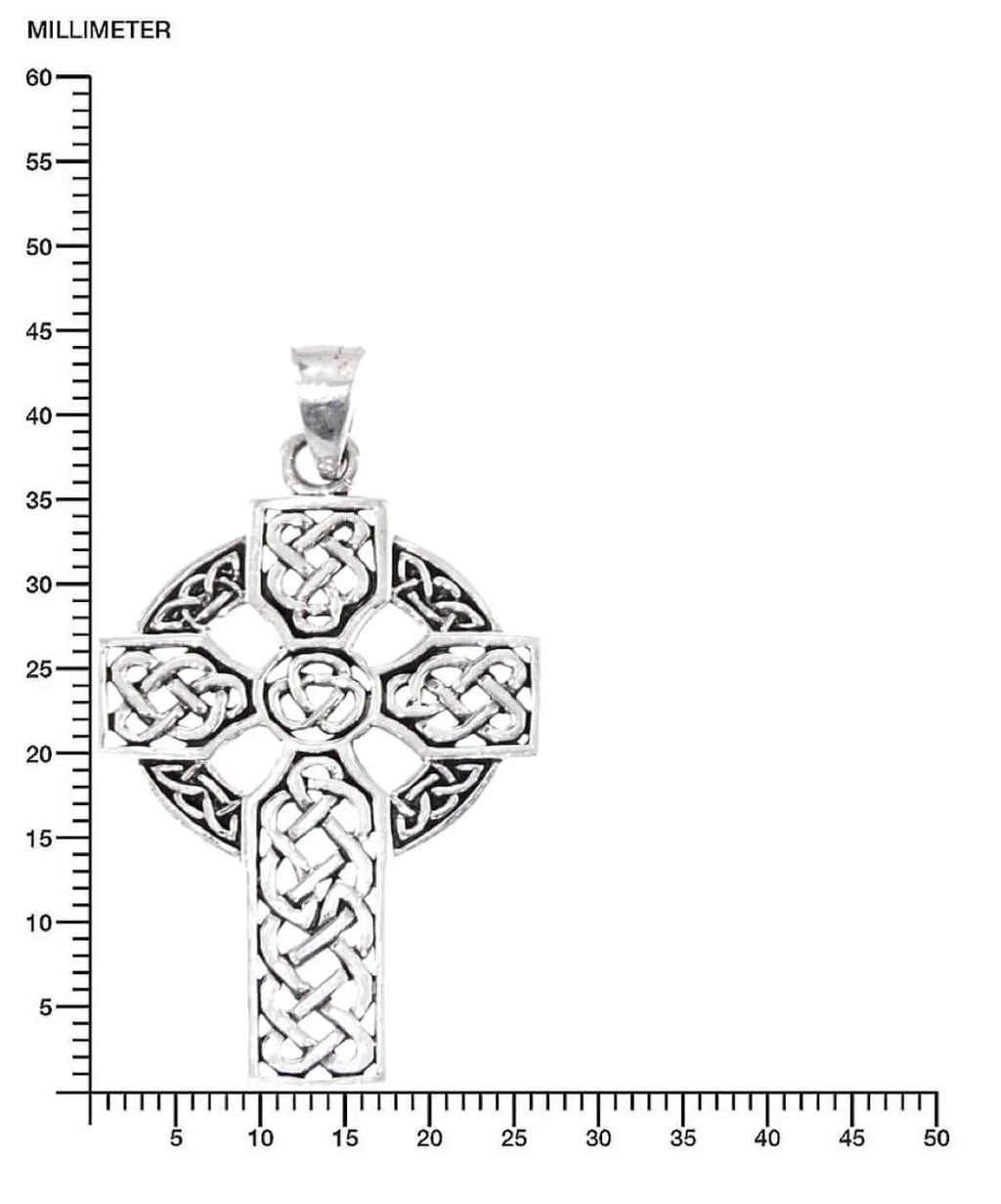 Kelten Kreuz Silberanhänger keltischer Knoten Schmuck