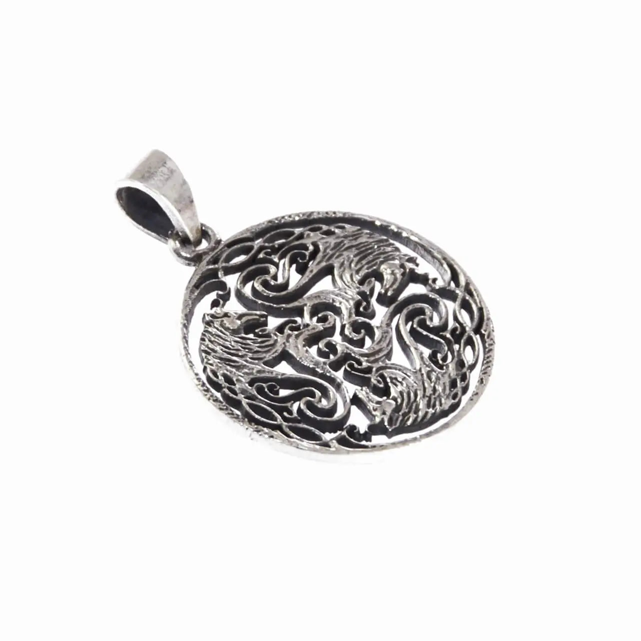 Keltischer Pferde-Silberanhänger 925er Silber Schmuck Anhänger