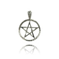Pentagramm offen Silber Anhänger SCHMUCK