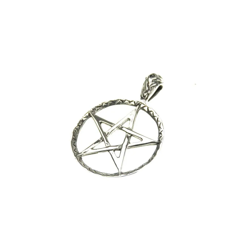 Pentagramm offen Silber Anhänger SCHMUCK