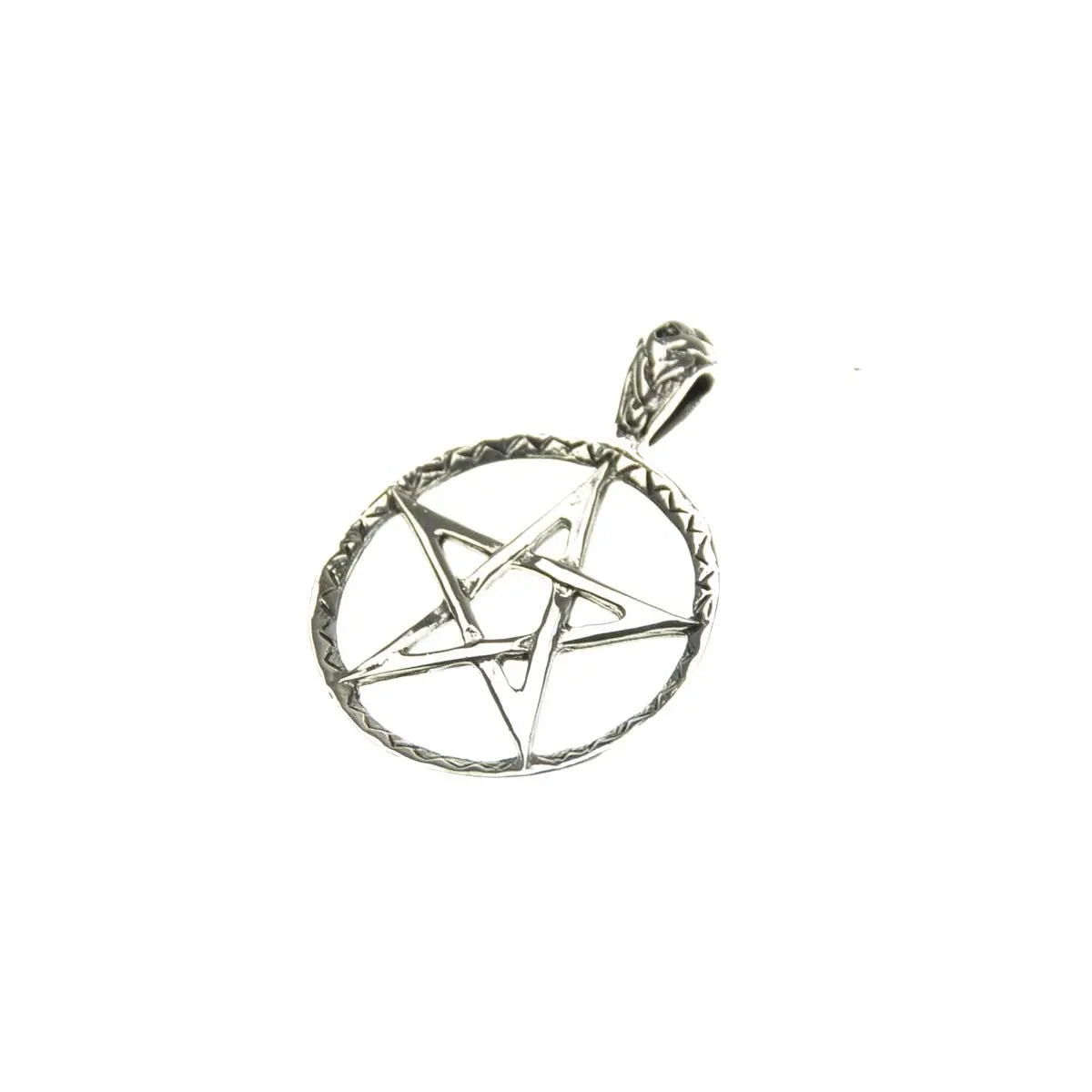 Pentagramm offen Silber Anhänger SCHMUCK