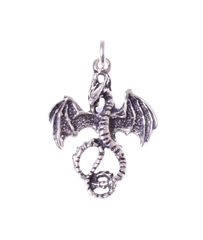Drache Anhänger Silber – Drachen Silberschmuck