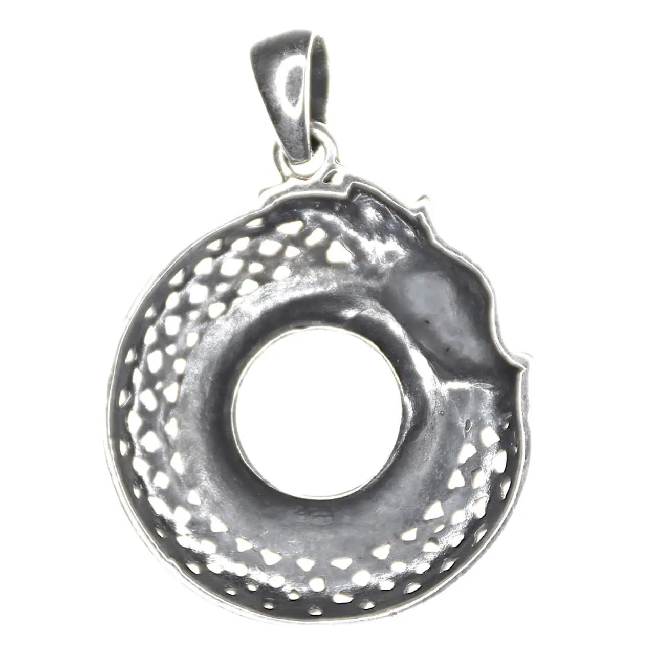 Ouroboros Silberanhänger Drache Futhark 925 Silber
