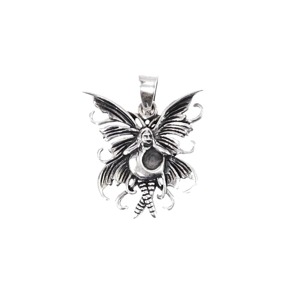 Elfe Fee Kette Anhänger Fantasy Schmuck