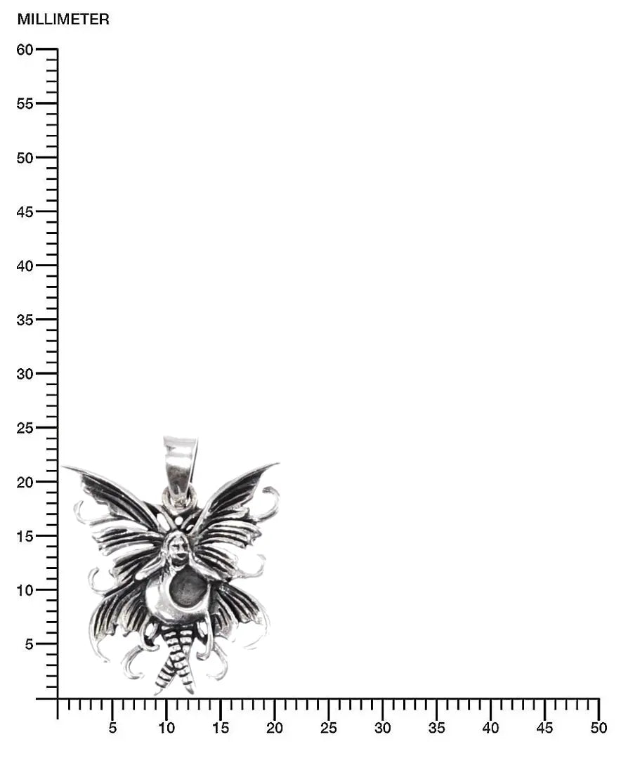 Elfe Fee Kette Anhänger Fantasy Schmuck