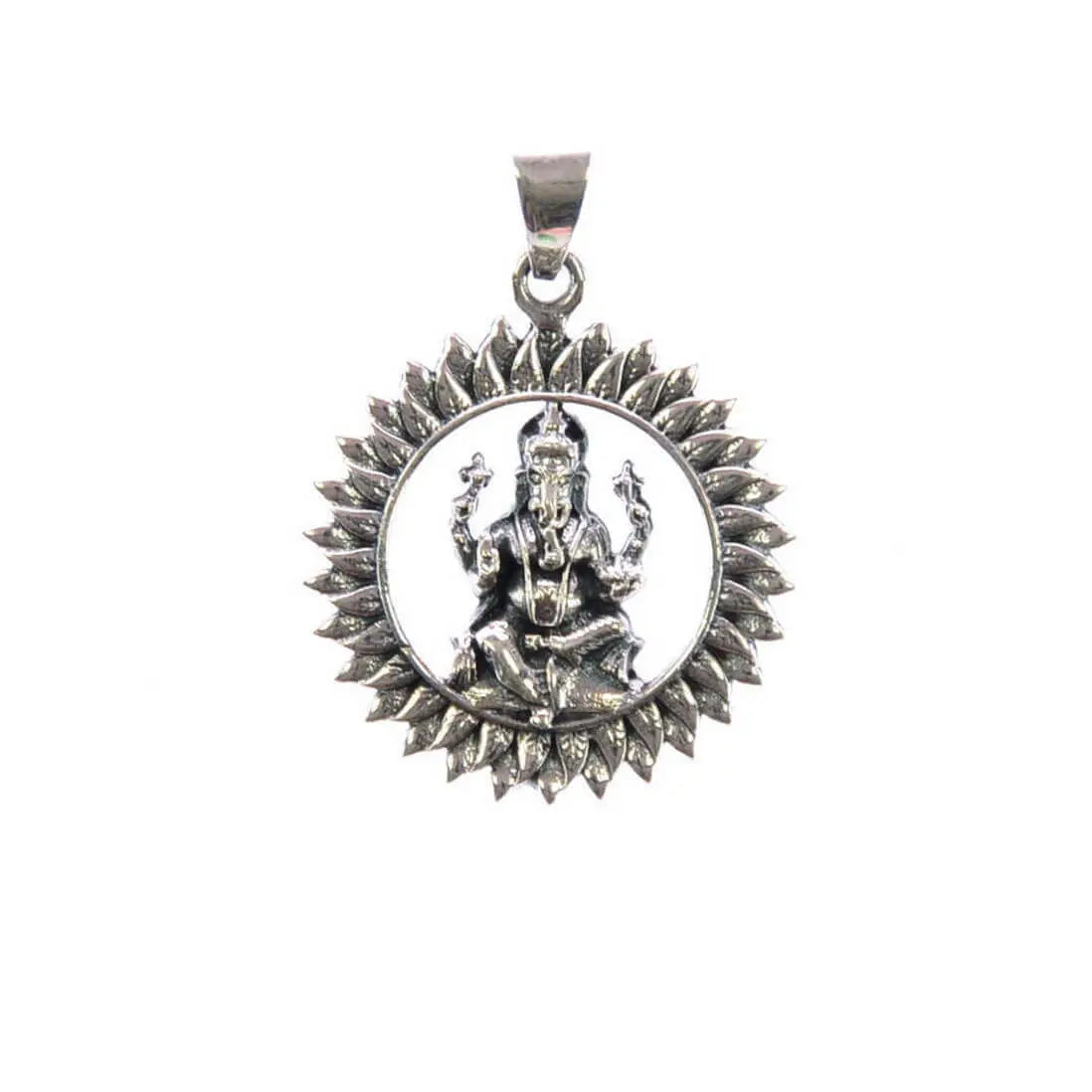 Ganesha Silberanhänger Hindu Goa Schmuck