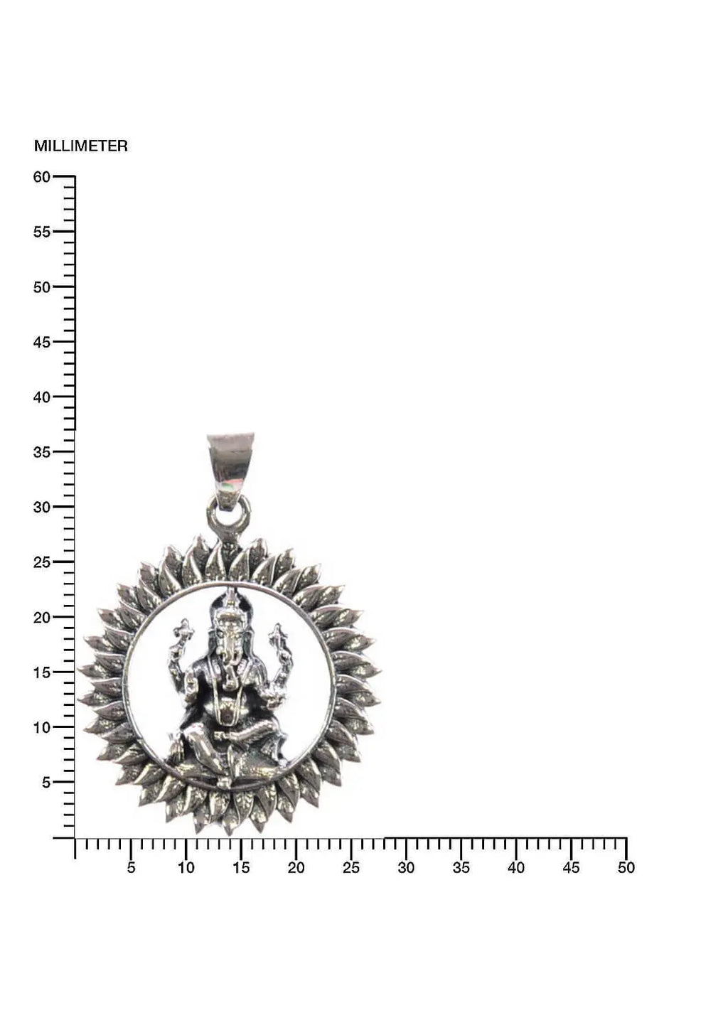 Ganesha Silberanhänger Hindu Goa Schmuck