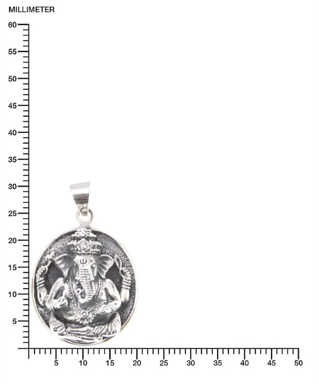 Ganesha Silberanhänger Hindu Goa Schmuck