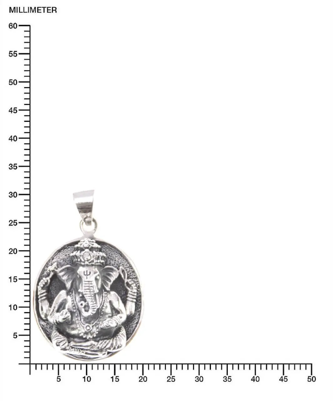 Ganesha Silberanhänger Hindu Goa Schmuck