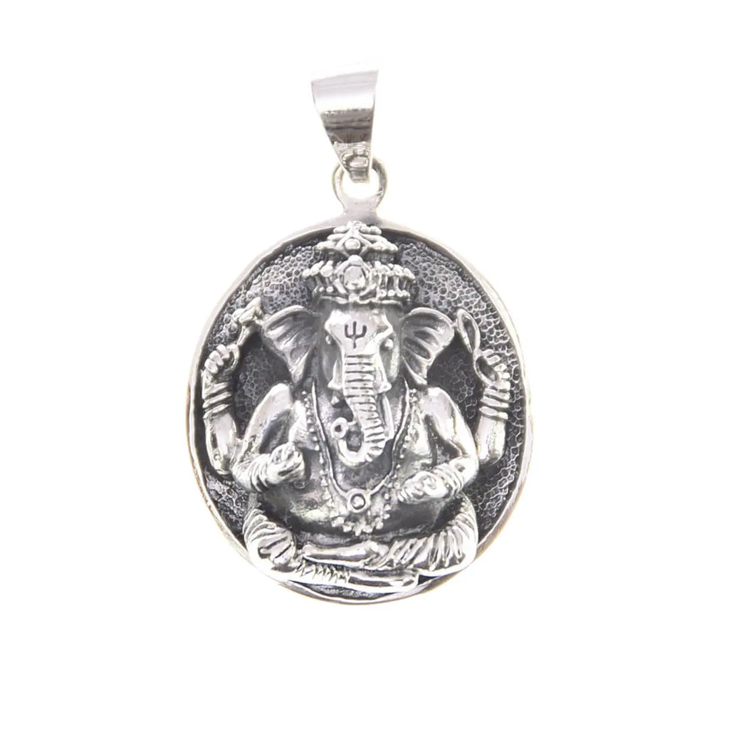 Ganesha Silberanhänger Hindu Goa Schmuck