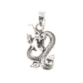 Drache massiver Silberanhänger Silberschmuck