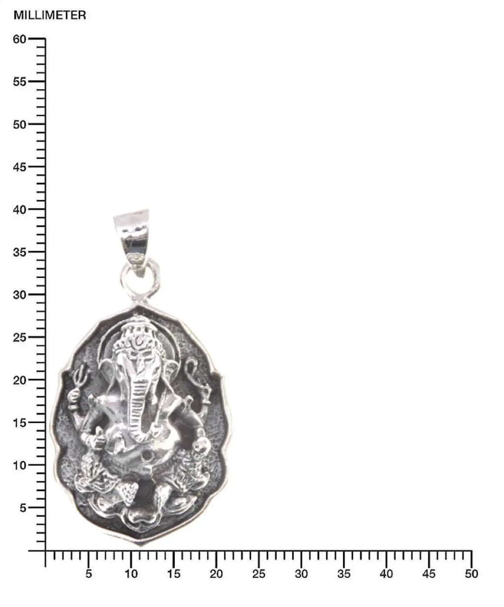 Ganesha Silberanhänger Hindu Goa Schmuck