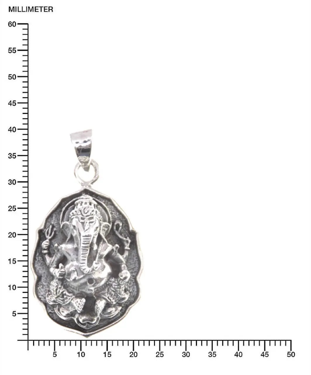 Ganesha Silberanhänger Hindu Goa Schmuck