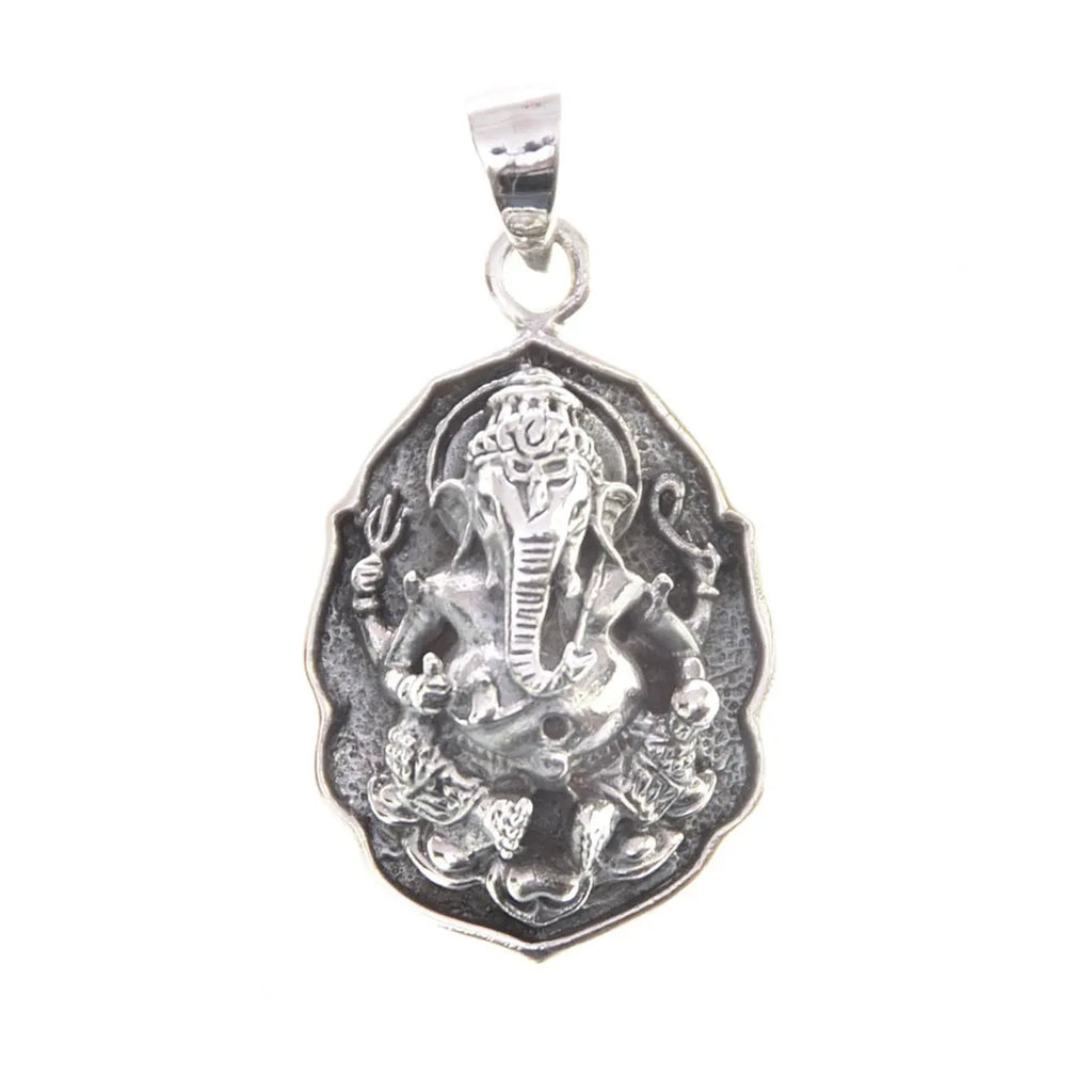 Ganesha Silberanhänger Hindu Goa Schmuck