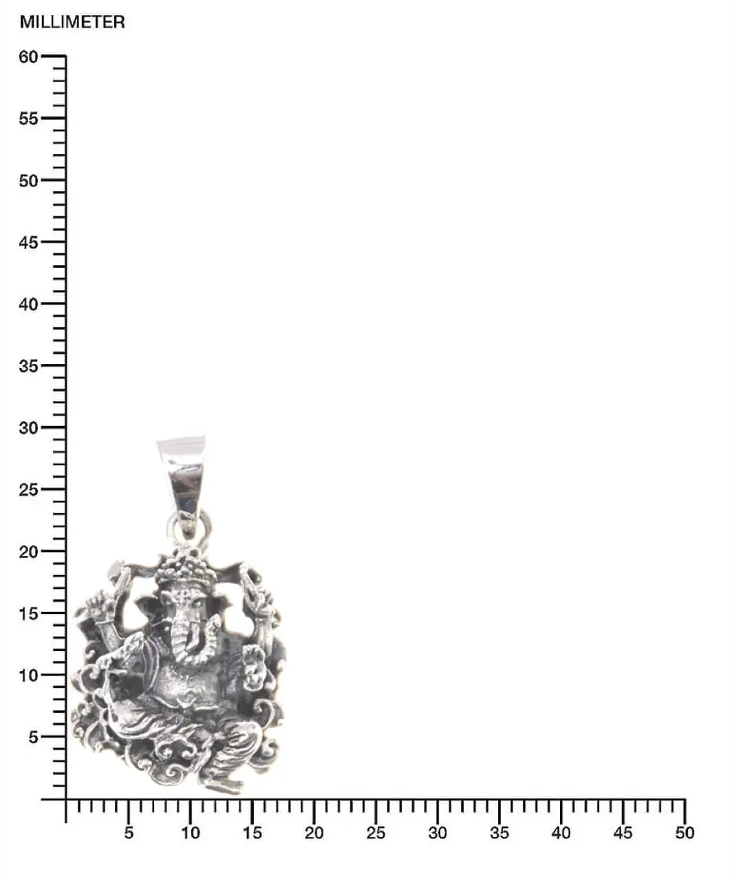 Ganesha Silberanhänger Hindu Goa Schmuck