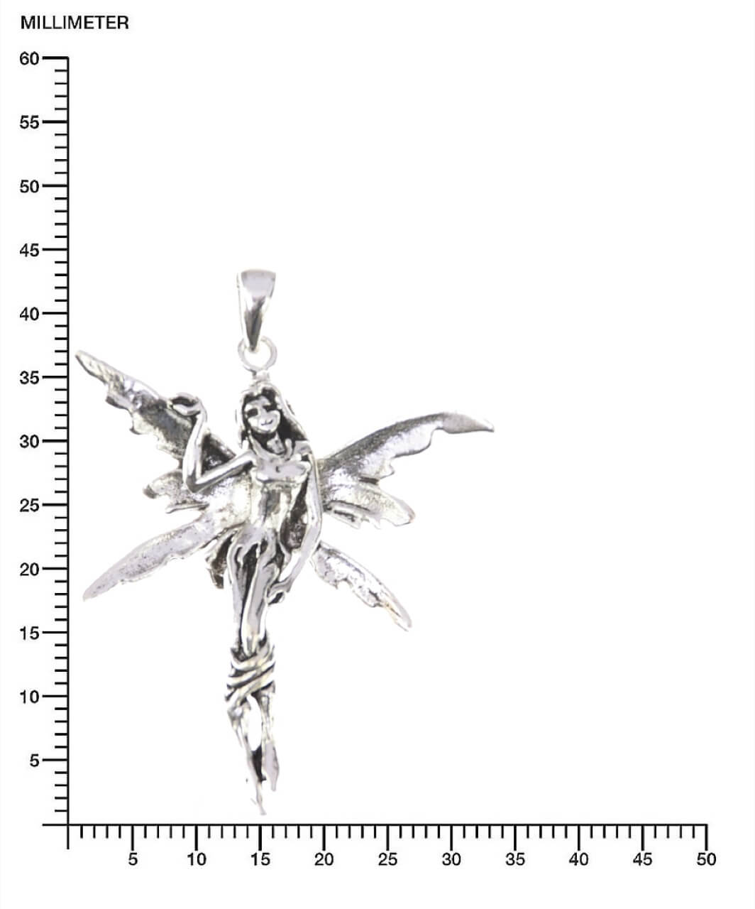Elfe Fee Kette Anhänger Fantasy Schmuck