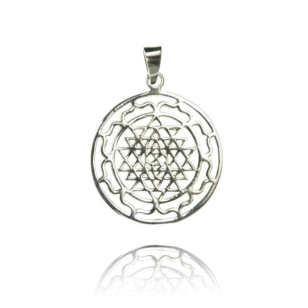 Sri Yantra Anhänger Silberschmuck
