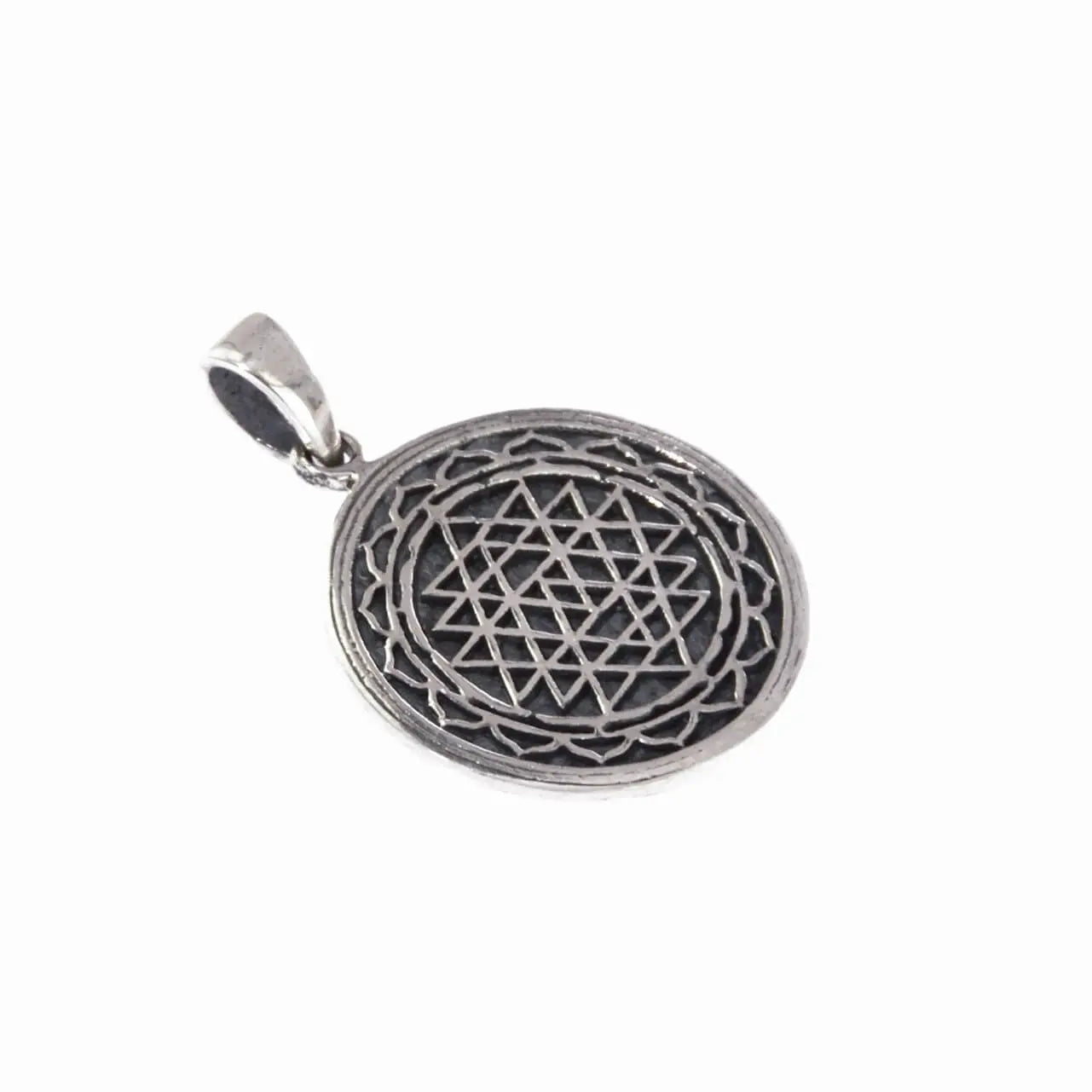 Sri Yantra Anhänger Silberschmuck