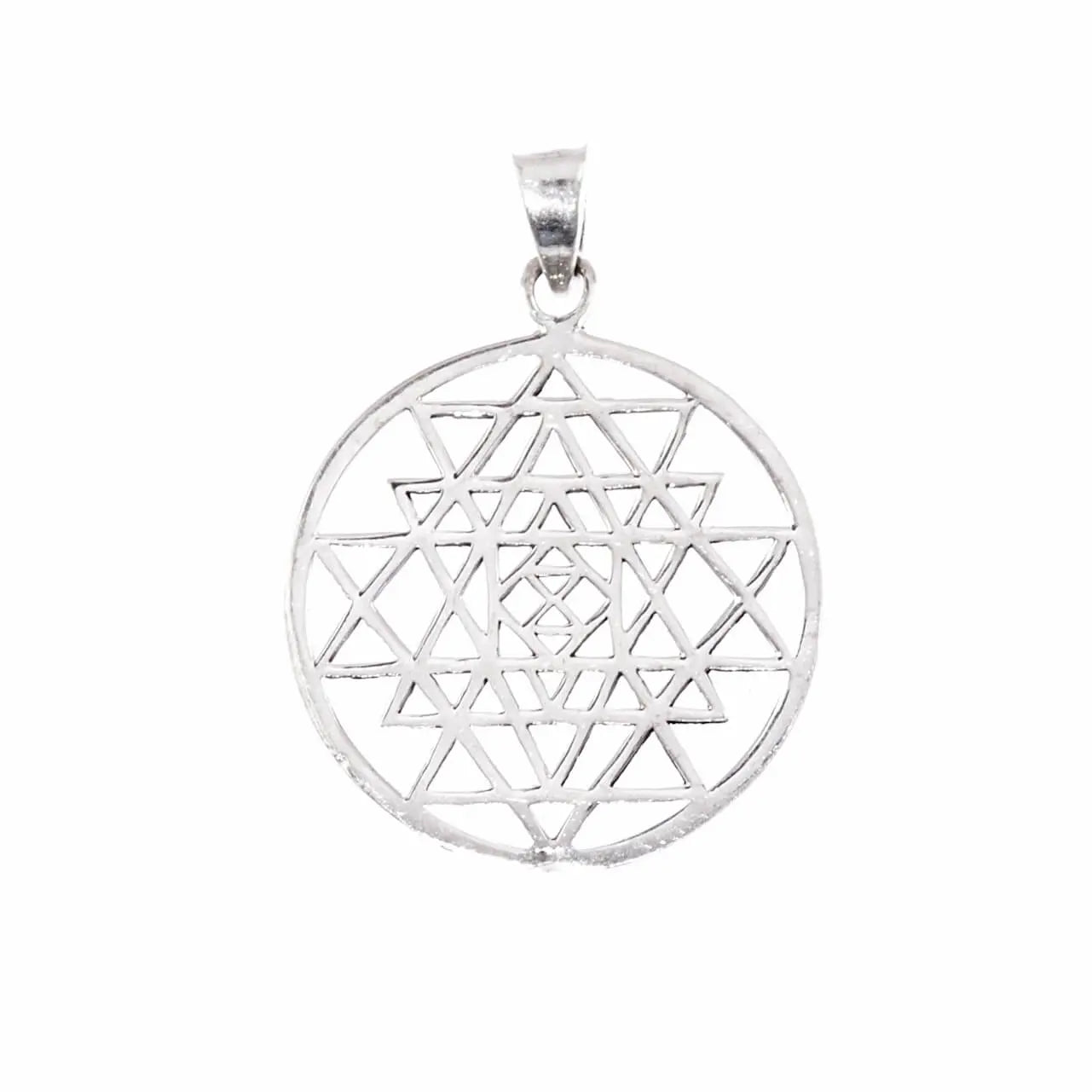 Sri Yantra Anhänger Silberschmuck