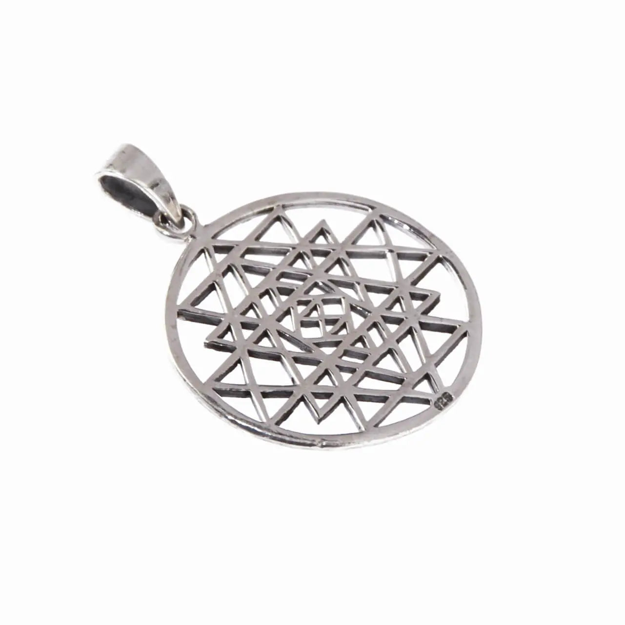 Sri Yantra Anhänger Silberschmuck